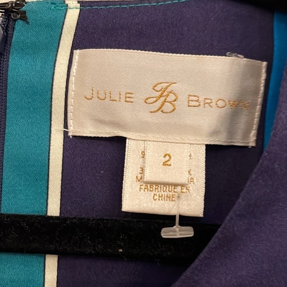 Julie Brown Retro Mod Print Sleeveless Dress - Picture 2 of 3